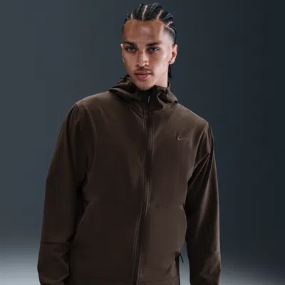 Nike Men's Unlimited Repel Hooded Versatile Jacket In Brown