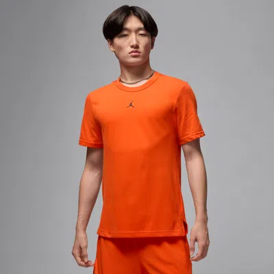 Jordan Men's  Sport Dri-fit Short-sleeve Top In Orange