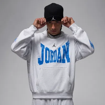 Jordan Men's  Brooklyn Collegiate Pullover Hoodie In Gray