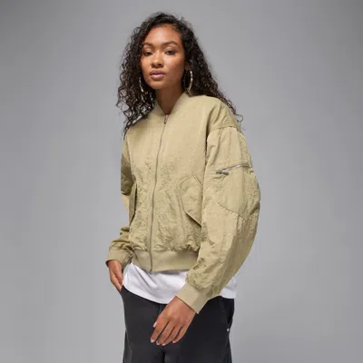 Jordan Women's  Flight Renegade Jacket In Brown
