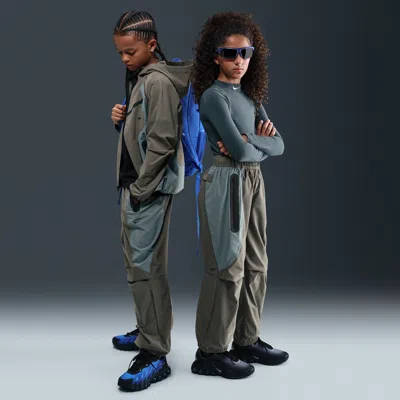 Nike Tech Big Kids' (boys') Woven Pants In Brown
