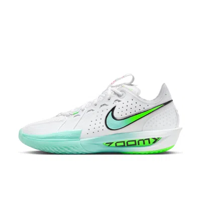 Nike G.t. Cut 3 Ep 'white Bleached Turquoise Green Strike'