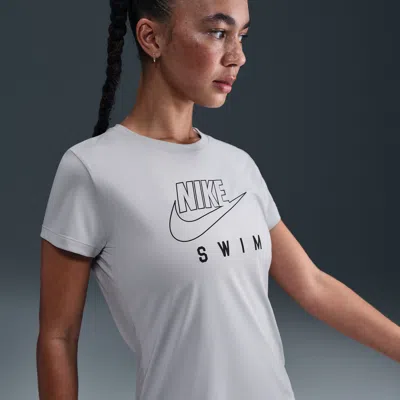 Nike Women's Swim Swoosh Hydroguard Short-sleeve Top