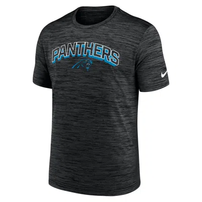 Nike Men's Black Carolina Panthers Velocity Performance T-shirt In Black