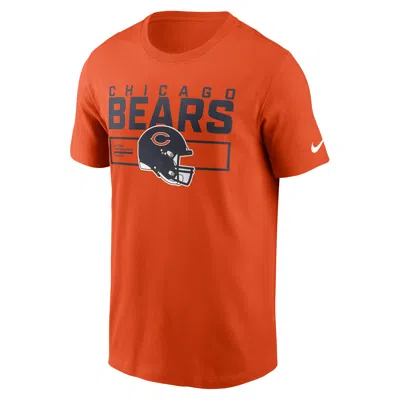 Nike Chicago Bears Helmet Essential  Men's Nfl T-shirt In Red