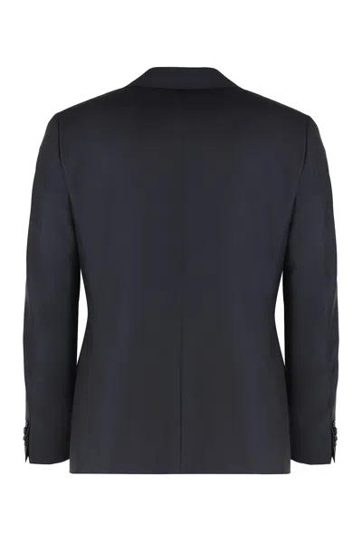Canali Wool Two-pieces Suit In Blue