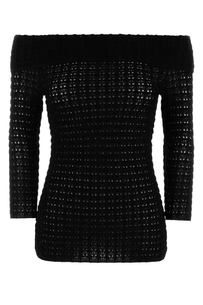 Isabel Marant Black Crochet Dermotte Sweater In Black