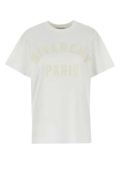 Givenchy White Cotton Oversize T-shirt In White