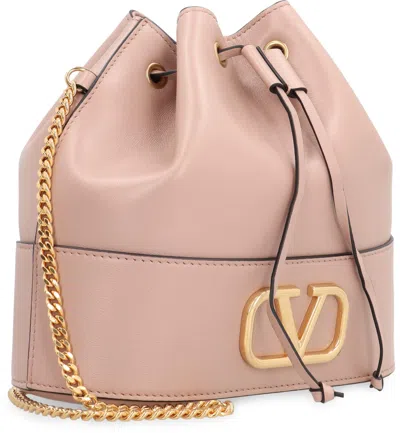 Valentino V Logo Bucket Bag