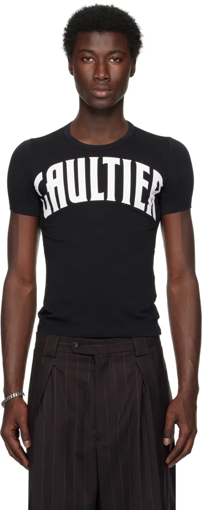 Jean Paul Gaultier Black 'the Gaultier' T-shirt In Black