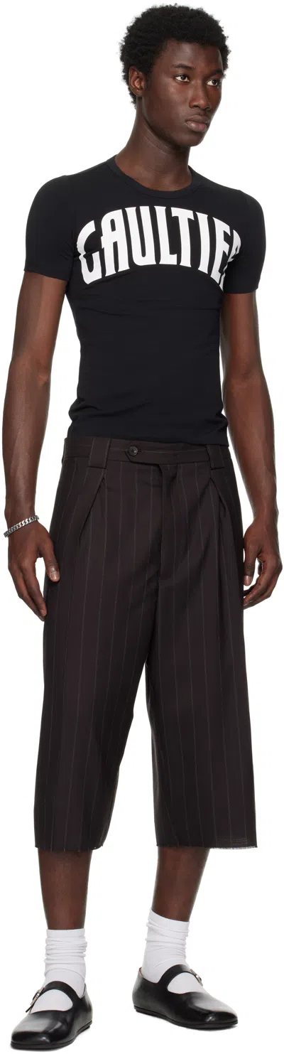 Jean Paul Gaultier Black 'the Gaultier' T-shirt In Black