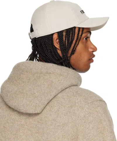 Ferragamo Beige Core Signature Cap