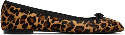 Repetto Brown & Tan Cendrillon Ballerina Flats