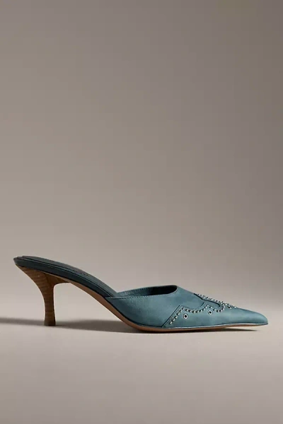 Jeffrey Campbell Head-west Pointed-toe Heeled Mules