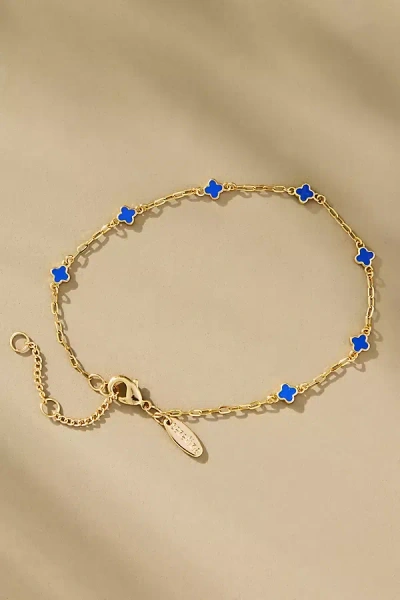 By Anthropologie Clover Chain Wrap Bracelet