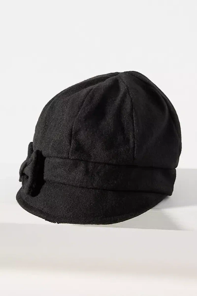 San Diego Hat Co. Wool Newsboy Cap W/bow
