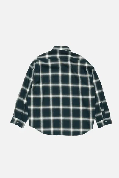 Acne Studios Checked Pattern Button-down Shirt In Black