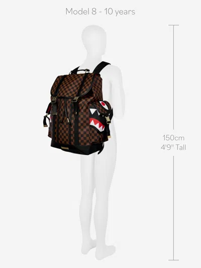 Sprayground Kids Sawtooth Sharks In Paris Monte Carlo Backpack