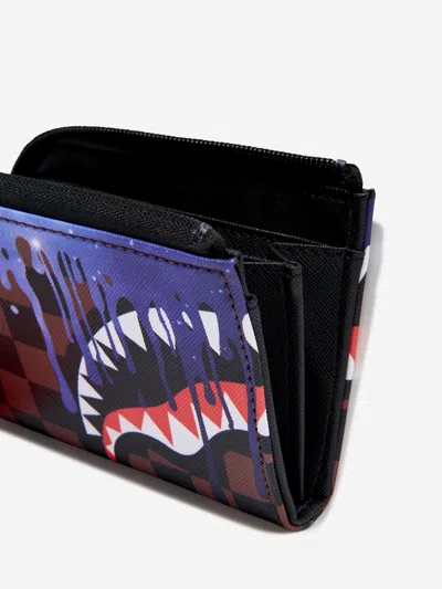 Sprayground Kids Lost In Space Drip Wallet In Brown