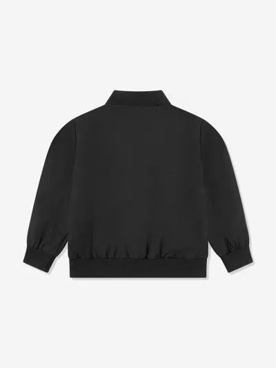 Ea7 Boys Logo Bomber Jacket In Black