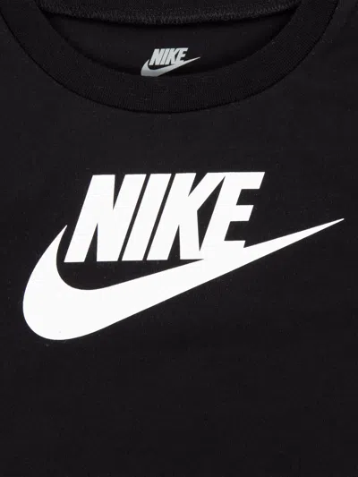 Nike Kids Club T-shirt And Shorts Set In Black