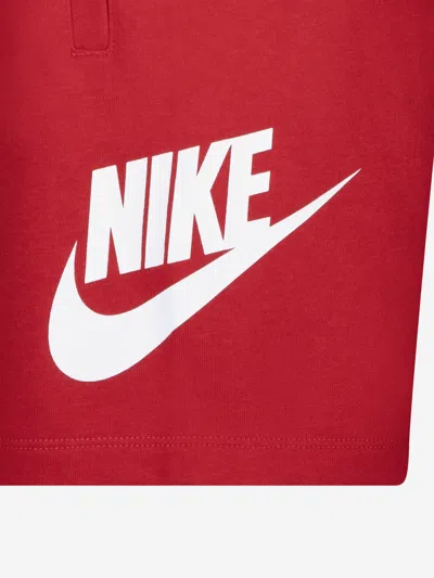 Nike Kids Club T-shirt And Shorts Set In Red