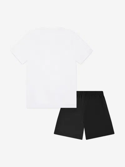 Converse Boys Boxy Trainer T-shirt  And Shorts Set In White