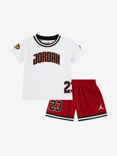 Jordan Boys Infant   Play Off Mesh Shorts Set In White