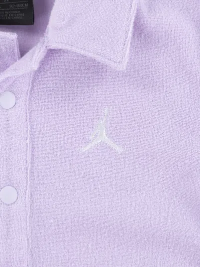 Jordan Boys   Terry Cloth Camp Set In Purple