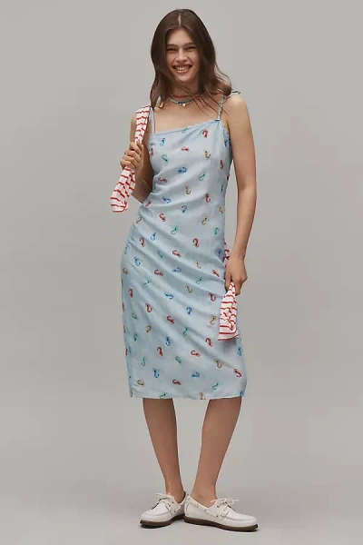 Conditions Apply Catheren Square-neck Maxi Dress