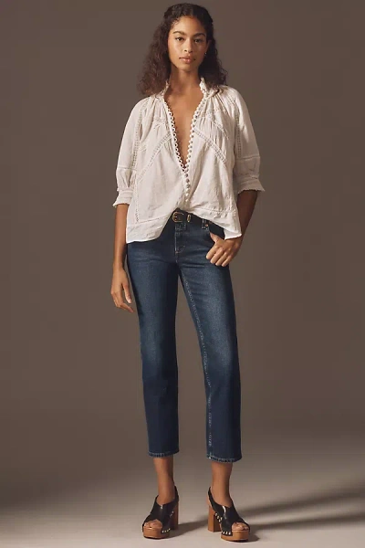 Closed Junna Low-rise Crop Straight Leg Jeans