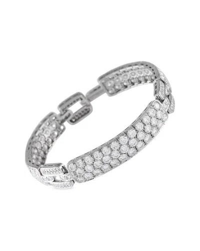 Tiffany & Co . Platinum 16.95 Ct. Tw. Diamond Bracelet (authentic Pre-loved) In Metallic