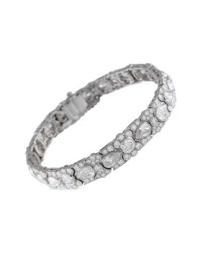 Tiffany & Co . Platinum 19.50 Ct. Tw. Diamond Bracelet (authentic Pre-loved) In Metallic