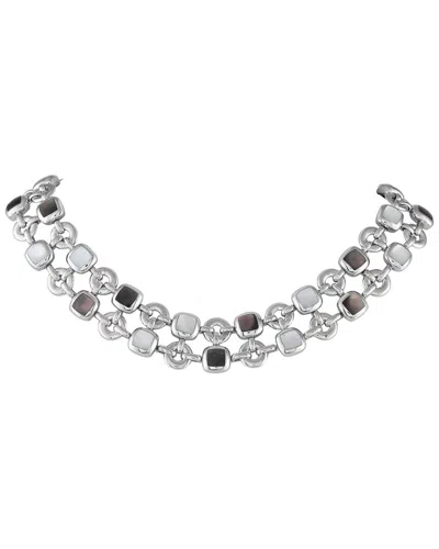 Van Cleef & Arpels 18k Mother Of Pearl Necklace (authentic Pre-loved) In Metallic