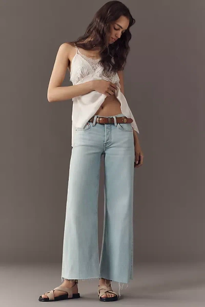 Re/done Mid-rise Crop Wide-leg Jeans