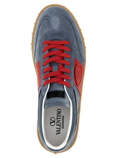 Valentino Suede Leather Upvillage Sneakers