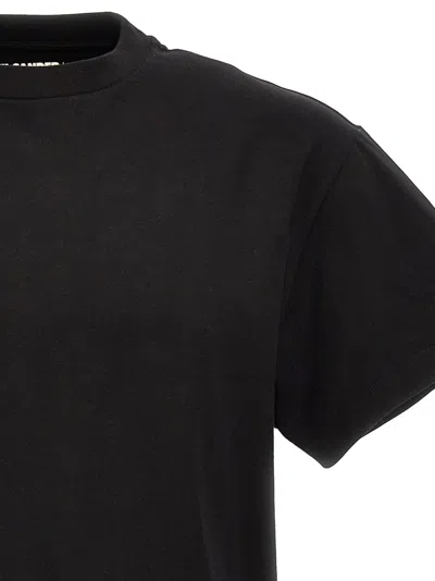 Jil Sander 3 T-shirt Pack With Logo Patch In Cotton Woman