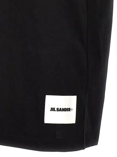 Jil Sander 3 T-shirt Pack With Logo Patch In Cotton Woman