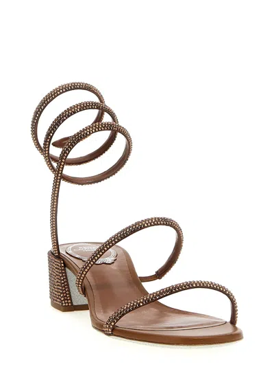 René Caovilla Rene Caovilla Cleo Crystal-embellished Sandals