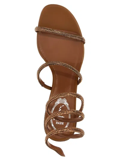 René Caovilla Rene Caovilla Cleo Crystal-embellished Sandals