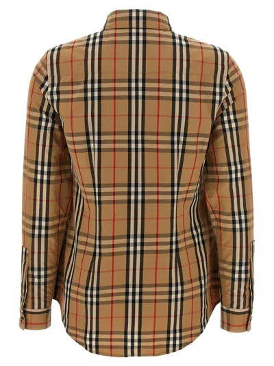 Burberry 'curved Hem Buttoned Cuffs Long Sleeves Shirt'