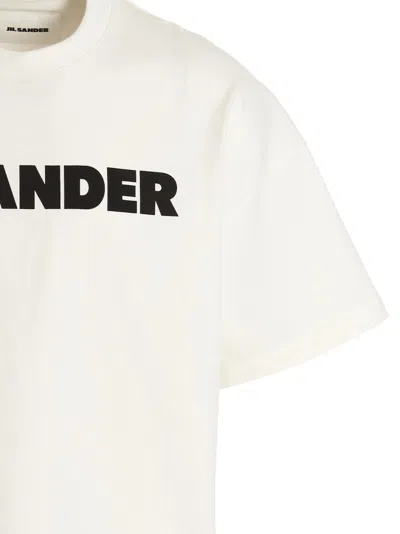 Jil Sander Crewneck Short Sleeves T-shirt In White