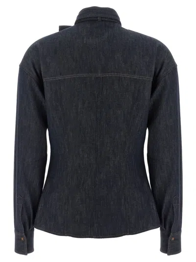 Brunello Cucinelli Shiny Flap Detail' Shirt