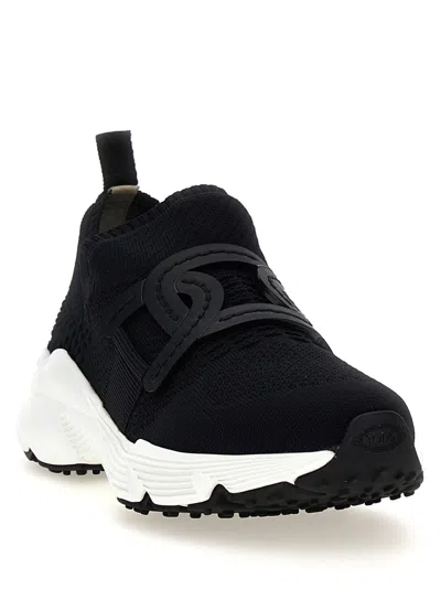 Tod's Black Canvas Kate Sneakers