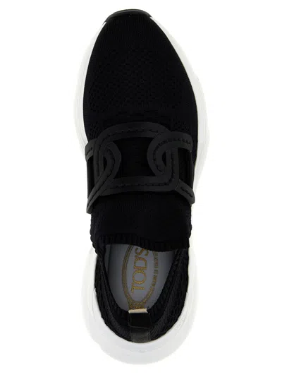 Tod's Black Canvas Kate Sneakers