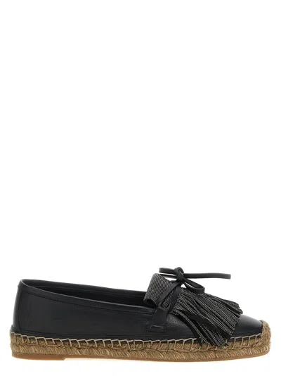 Brunello Cucinelli Ramile Fringed Espadrilles