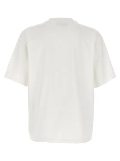 Dsquared2 Mens White Embossed Text-print Loose-fit Cotton T-shirt Xl In White
