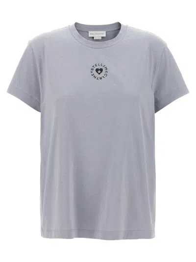 Stella Mccartney Lovestruck Logo T-shirt Light Blue