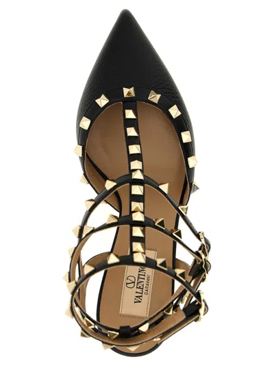 Valentino Rockstud Leather Slingback Pumps