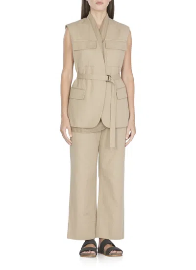 Brunello Cucinelli Vest With Jewel